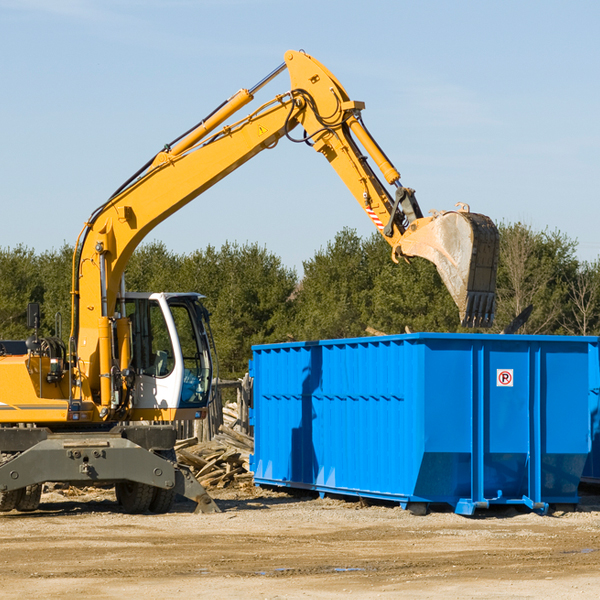 are there any restrictions on where a residential dumpster can be placed in Grand Prairie Ohio